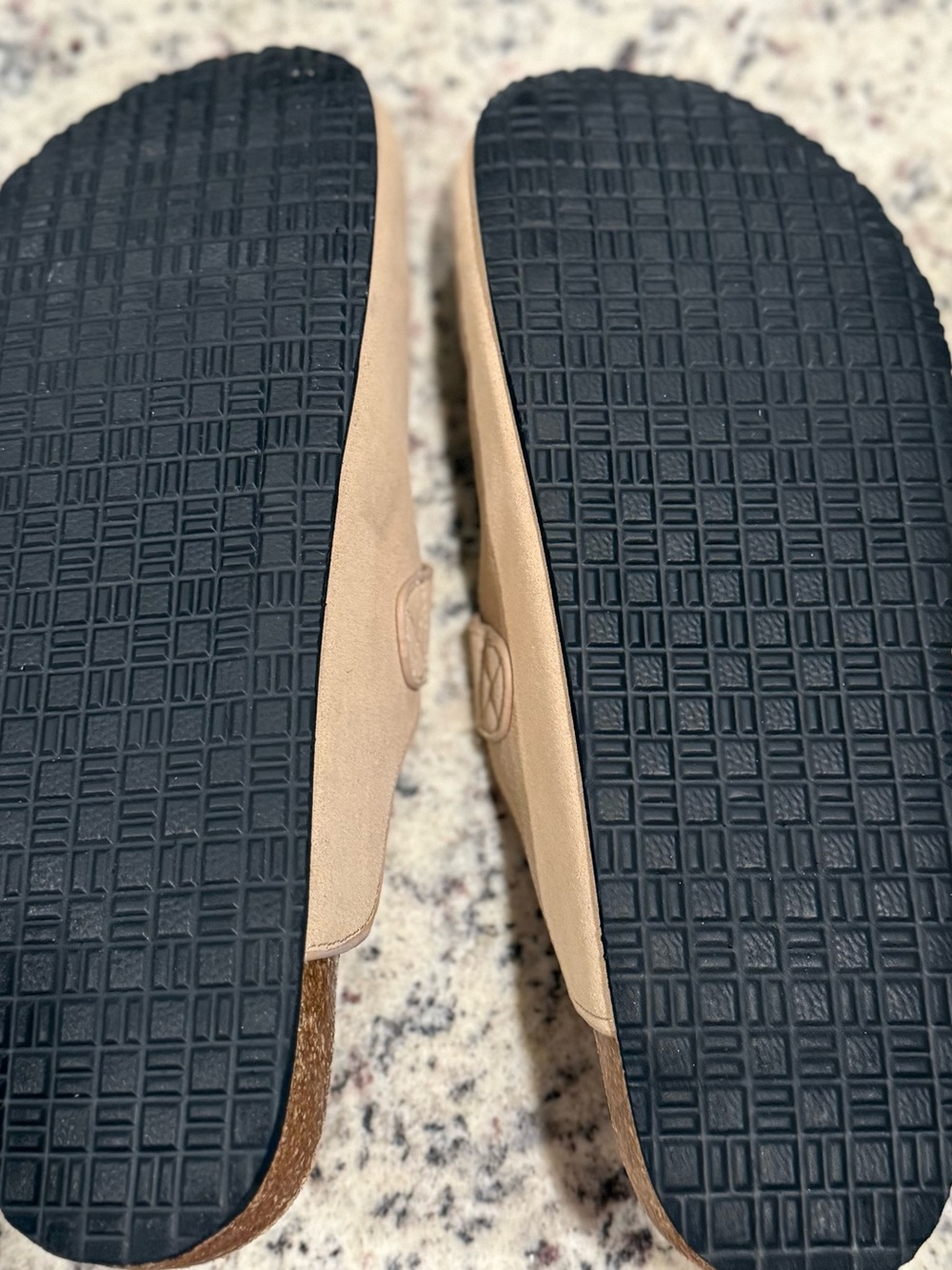 Goodfellow & Co Beige Suede Slip-On Clogs - Picture 4 of 4